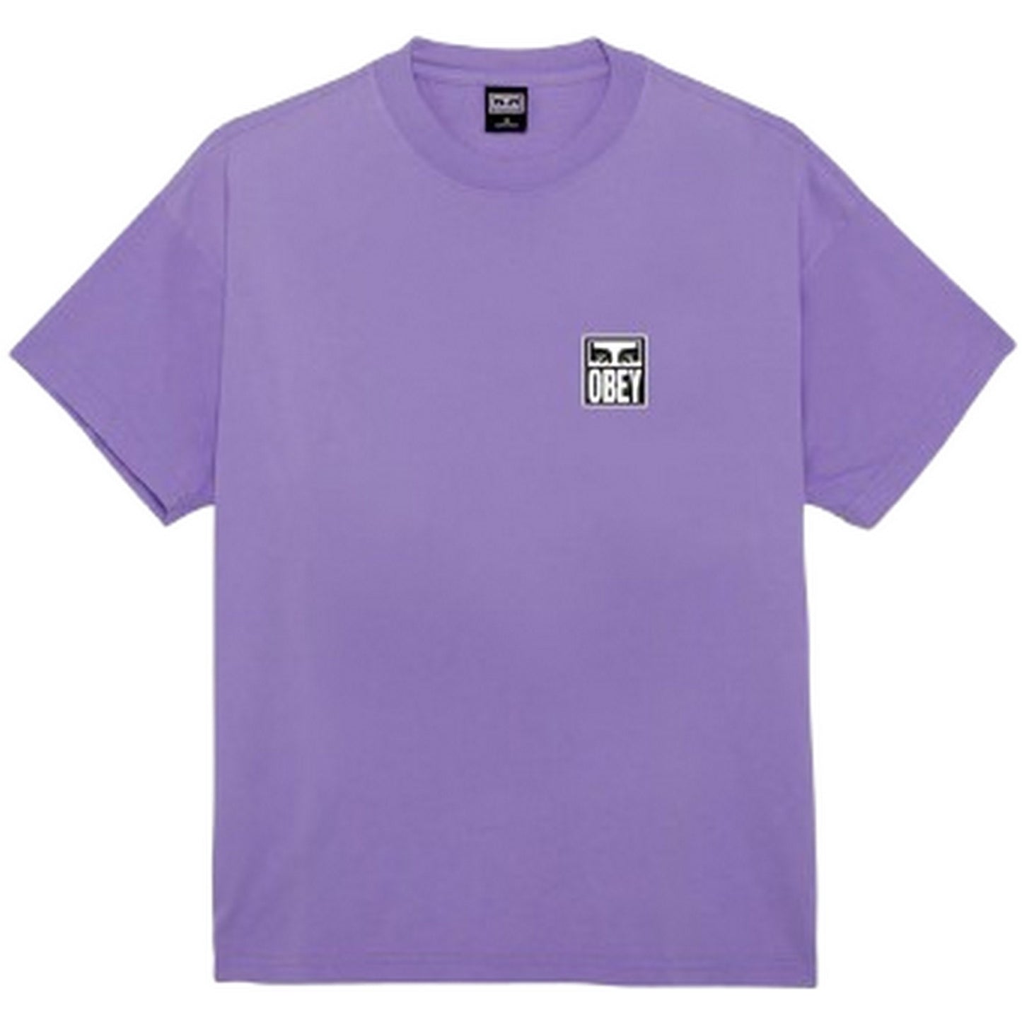 T-shirt Uomo Obey - Obey Eyes Icon 2 Heavyweight Tee - Viola