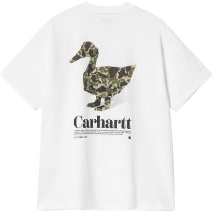 T-shirt Uomo Carhartt Wip - S/S Fold Duck T-Shirt - Bianco