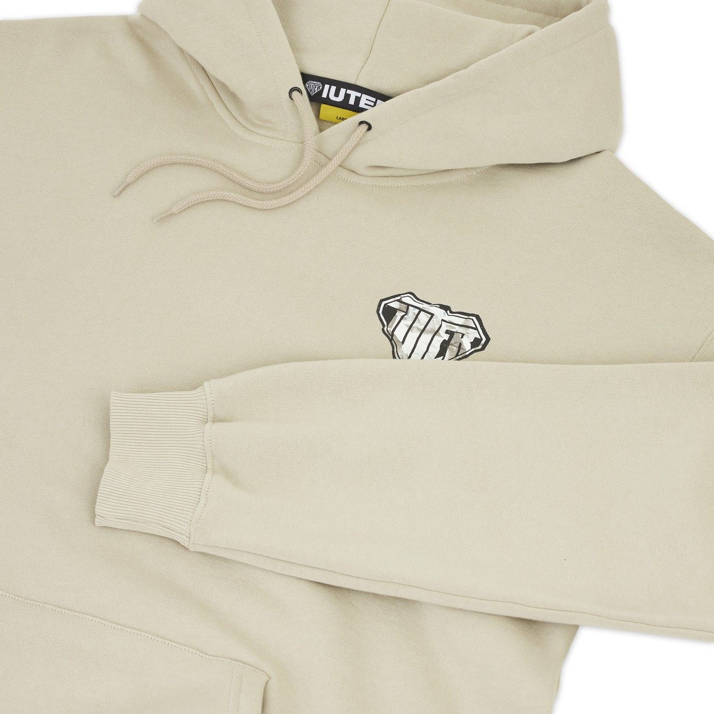 Felpe con cappuccio Uomo Iuter - Crumple Logo Hoodie - Bianco