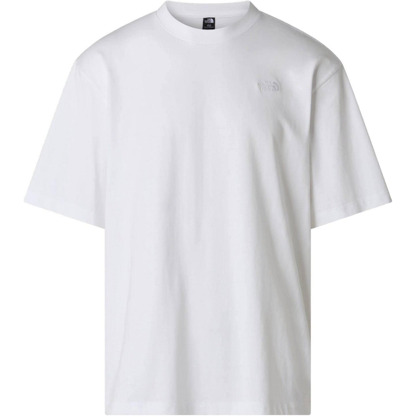 T-shirt Uomo The North Face - M Tnf Essential Simple Dome Os Ss Tee - Bianco