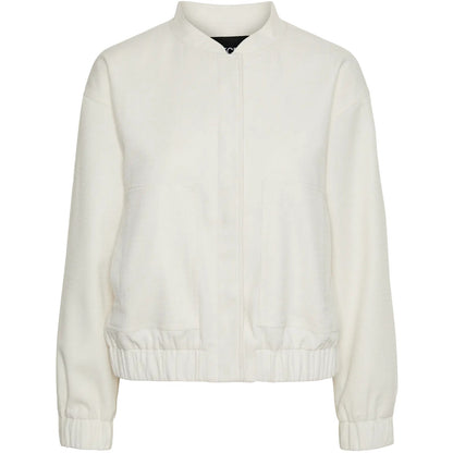 Giubbotti Donna Pieces - Pcannie Bomber Noos Bc - Bianco