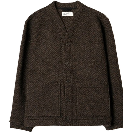 Cardigan Uomo Universal Works - Advance Cardigan - Marrone