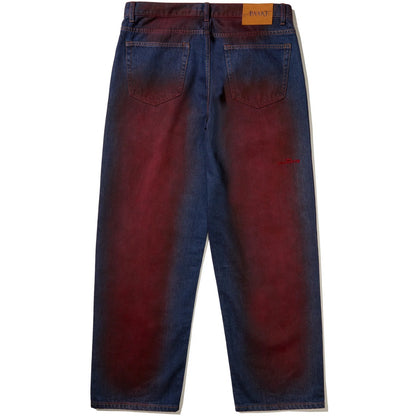 Jeans Uomo Awake - Orchard Street Baggie - Rosso