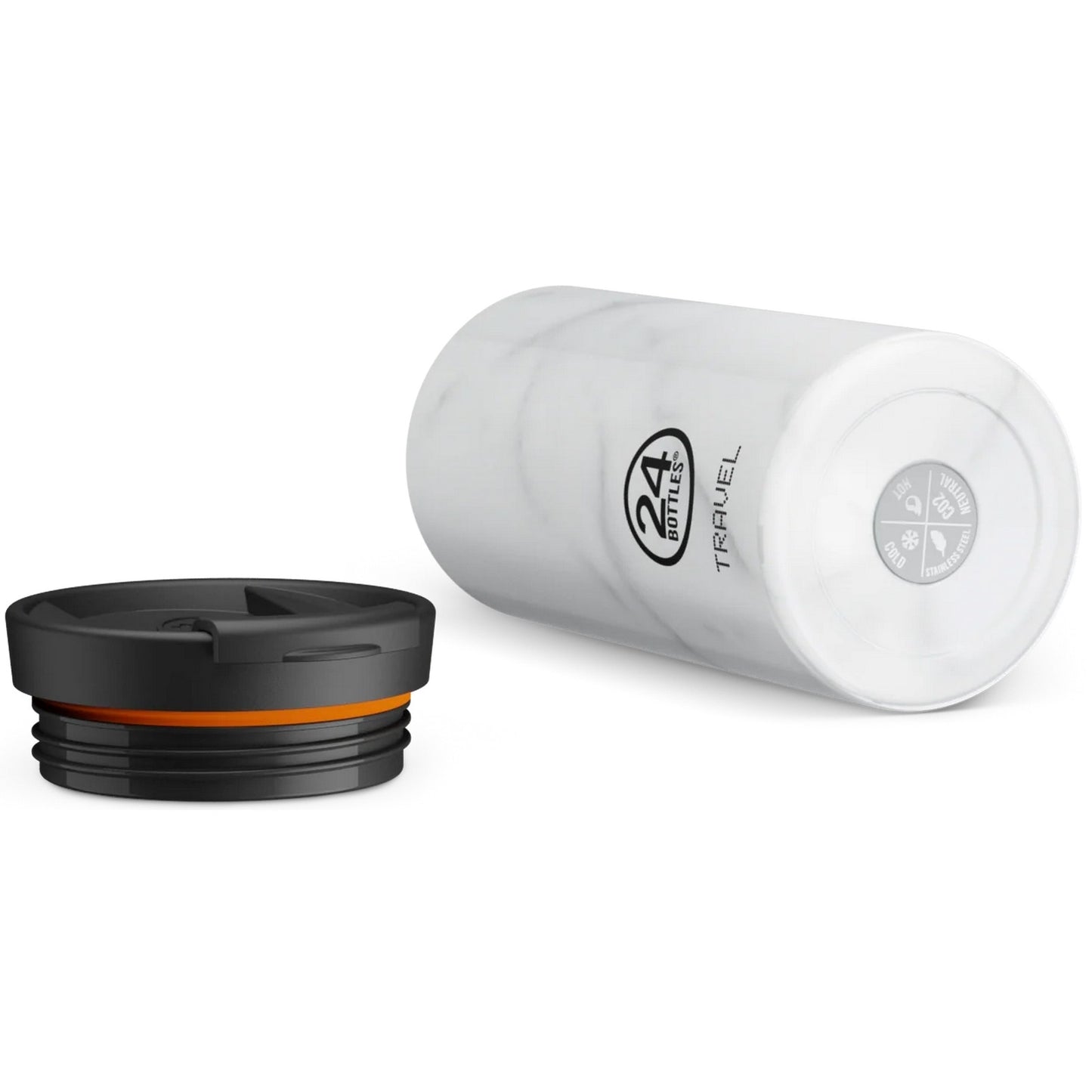 Thermos per bibite Unisex 24bottles - Travel Tumbler 600 - Bianco