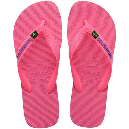 Infradito Donna Havaianas - Brasil Logo - Rosa