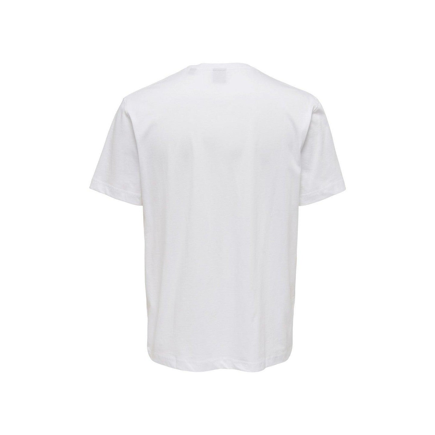 T-shirt Uomo Only & Sons - Onsmax Life Reg Ss Stitch Tee Noos - Bianco