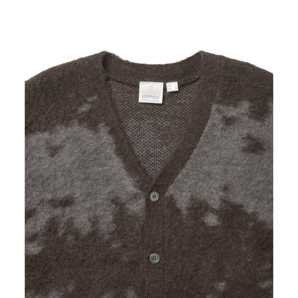 Cardigan Uomo Gramicci - Mohair Splatter Cardigan - Multicolore