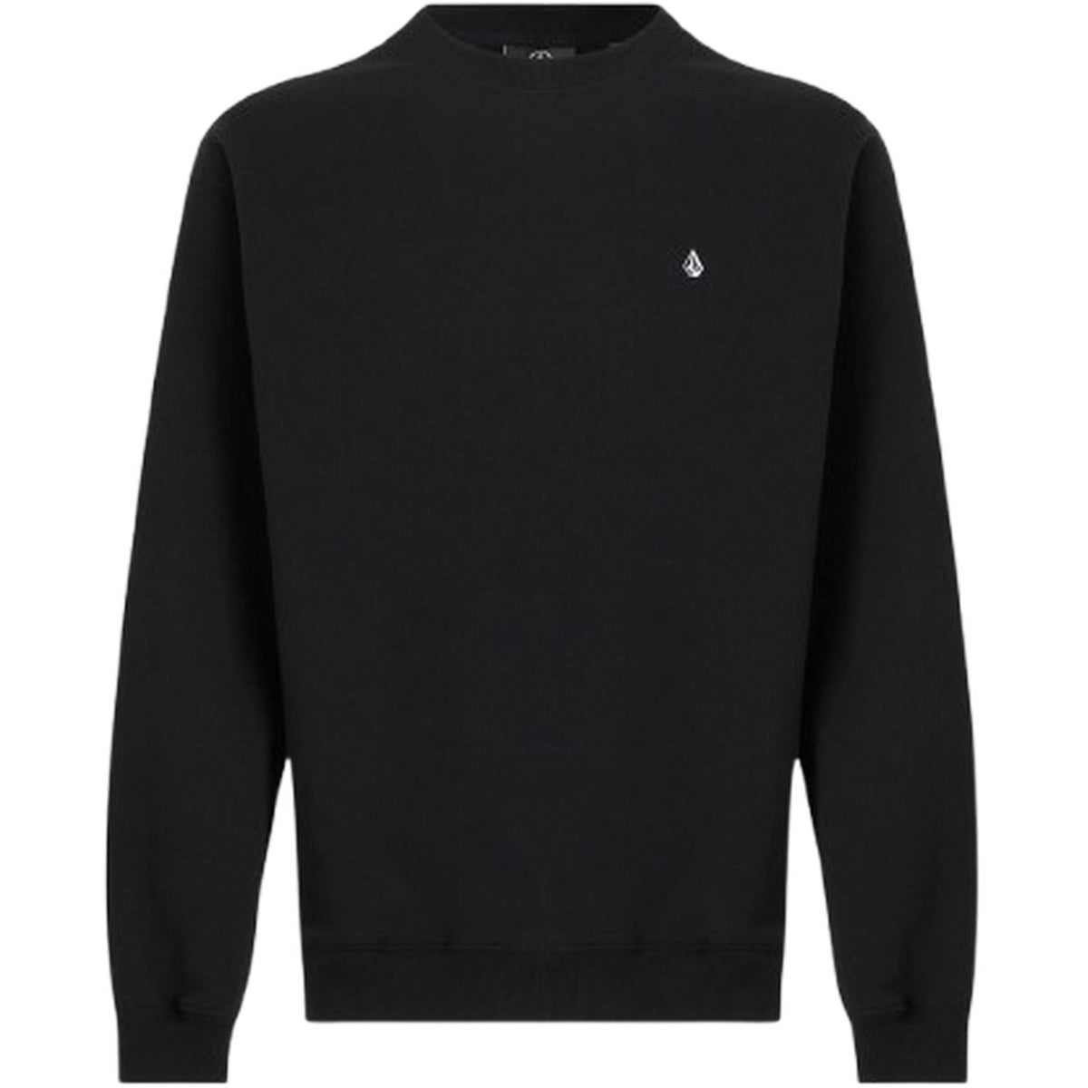 Felpe senza cappuccio Uomo Volcom - Single Stone Crew - Nero