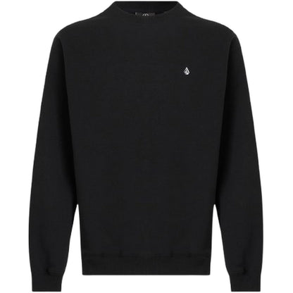 Felpe senza cappuccio Uomo Volcom - Single Stone Crew - Nero