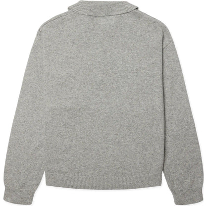 Polo a manica lunga Uomo Woodbird - WBKang 1/2 Zip Polo - Grigio