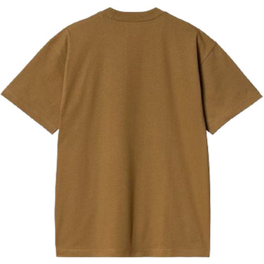 Camiseta Carhartt Wip Hombre - S/S Big Time T-Shirt - Marrón