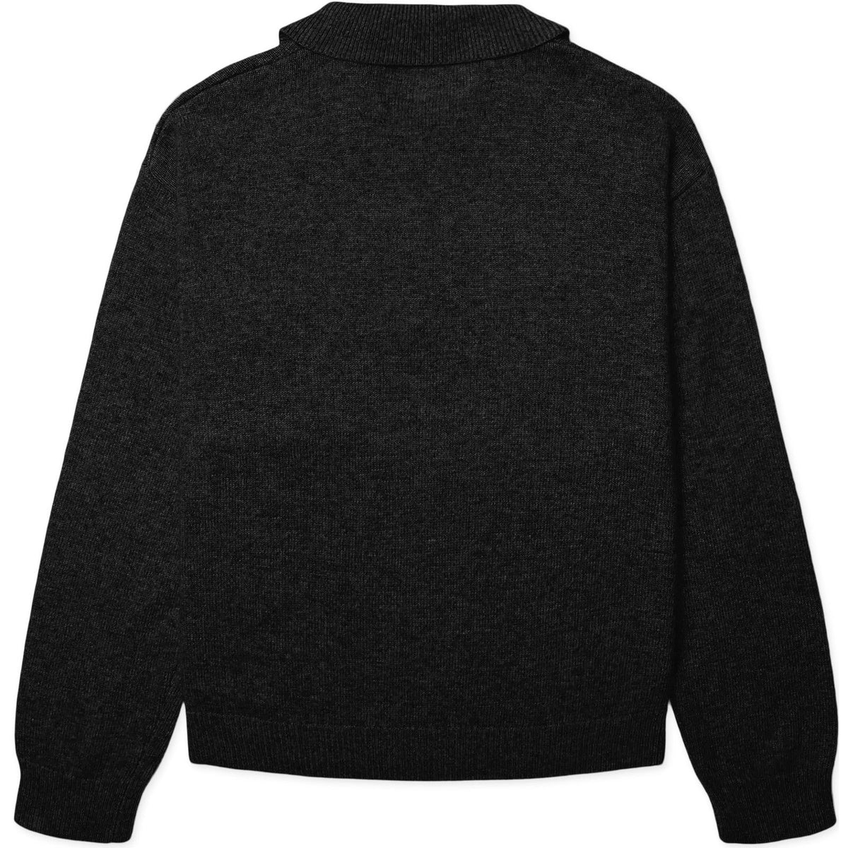 Polo a manica lunga Uomo Woodbird - WBKang 1/2 Zip Polo - Nero