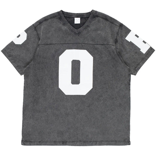 T-shirt Uomo Pop Trading - Washed football t-shirt - Nero