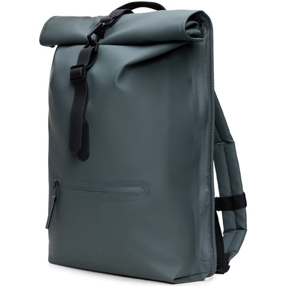 Zaini Casual Unisex Rains - Rolltop Rucksack W3 - Grigio