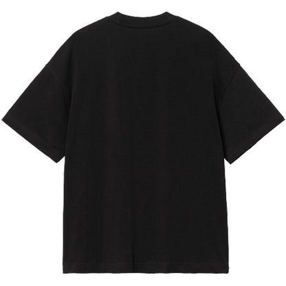 T-shirt Uomo Carhartt Wip - S/S Signature Script T-Shirt - Nero