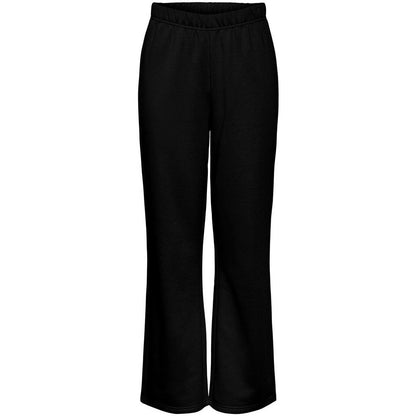 Pantaloni Donna Pieces - Pcchilli Hw Wide Sweat Pants Noos Bc - Nero