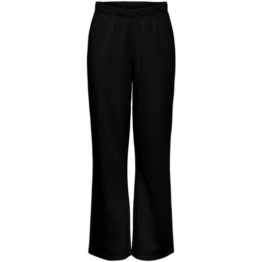 Pantaloni Donna Pieces - Pcchilli Hw Wide Sweat Pants Noos Bc - Nero