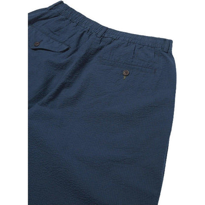 Pantaloncini Uomo Universal Works - Pleated Track Short - Blu