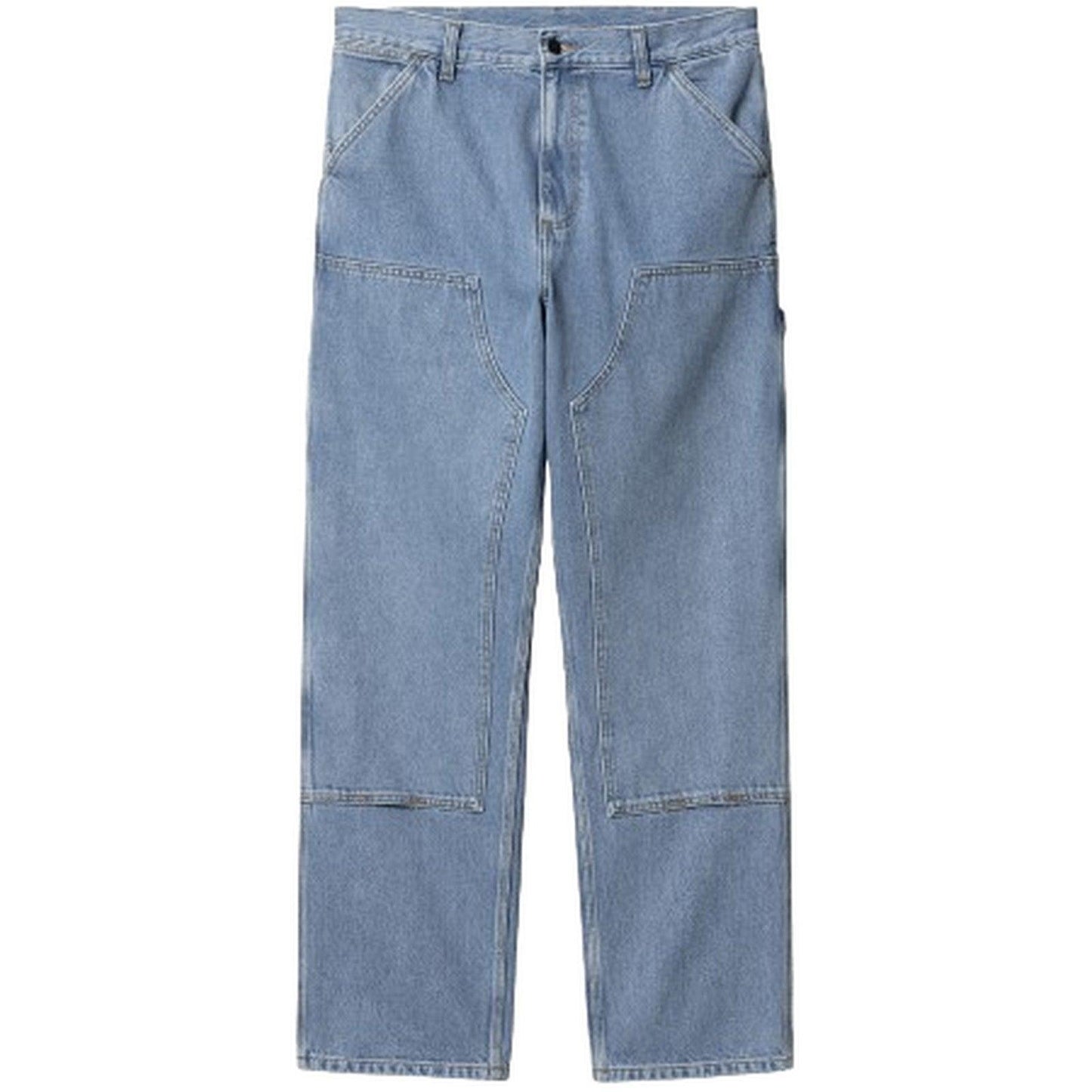 Pantaloni Uomo Carhartt Wip - Double Knee Pant - Blu