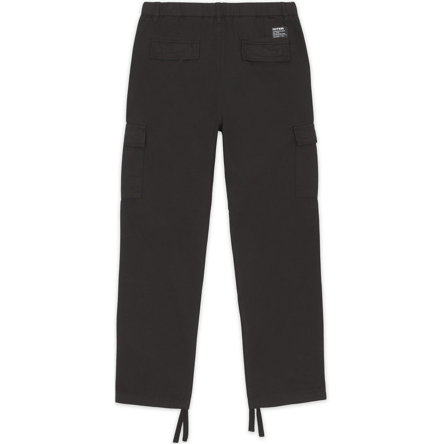 Pantaloni Uomo Iuter - Ripstop Cargo Pants - Nero