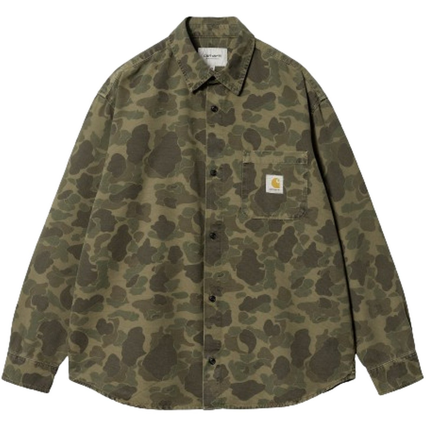 Camicie casual Uomo Carhartt Wip - L/S Duck Shirt - Verde