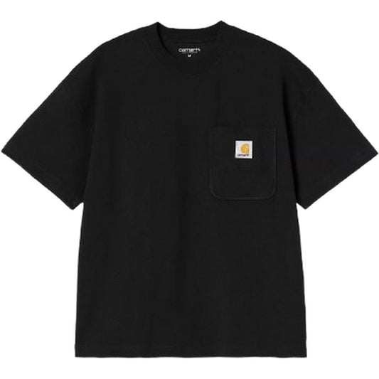 T-shirt Uomo Carhartt Wip - S/S Work Pocket T-Shirt - Nero