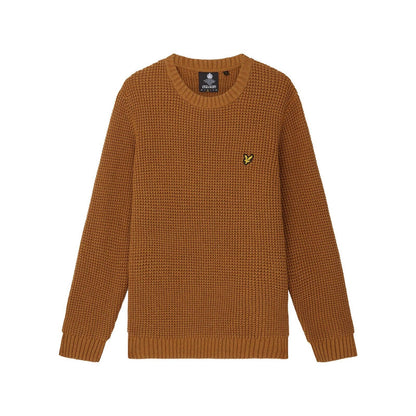 Maglioni Uomo Lyle & Scott - Thermal Stitch Jumper - Oro