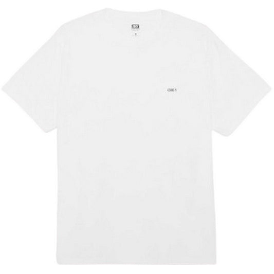 T-shirt Uomo Obey - Obey Ripped Icon Classic Tee - Bianco