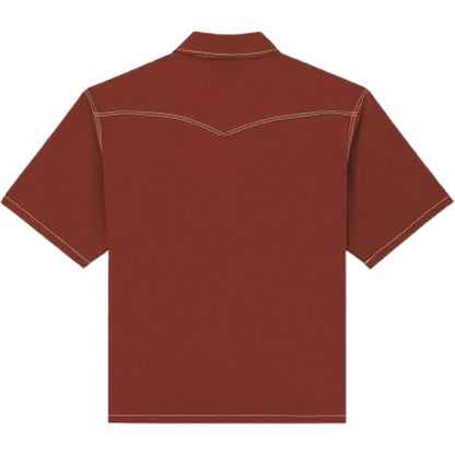Camicie casual Uomo Dickies - River Ranch Work Shirt Ss - Marrone