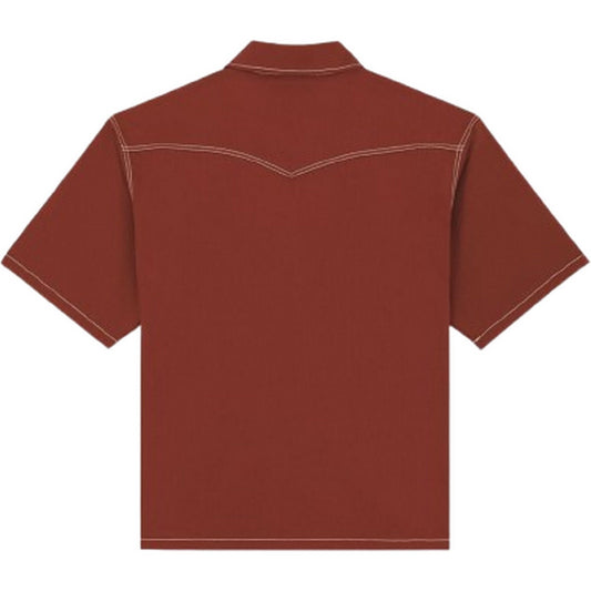 Camicie casual Uomo Dickies - River Ranch Work Shirt Ss - Marrone