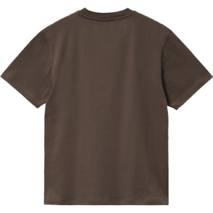 T-shirt Donna Carhartt Wip - W' S/S Script Embroidery T-S - Marrone