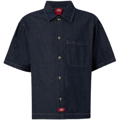 Camicie casual Uomo Dickies - Denim Shirt Ss - Nero