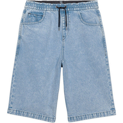 Pantaloncini Ragazzo Volcom - Freazy Loose Denim Ew Short - Blu