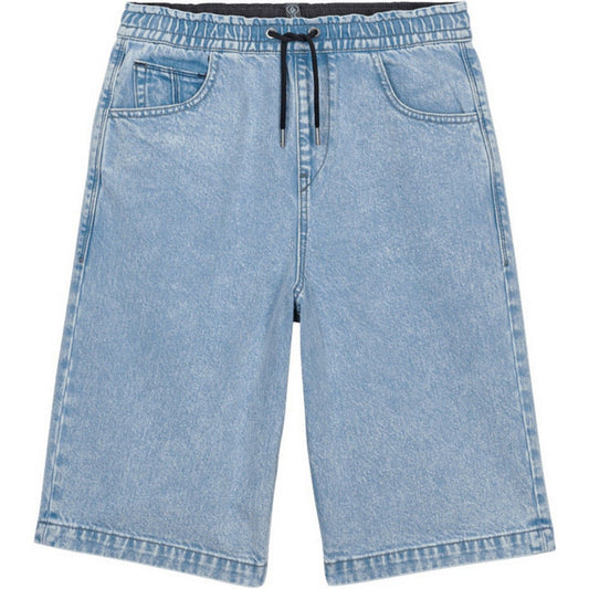 Pantaloncini Ragazzo Volcom - Freazy Loose Denim Ew Short - Blu