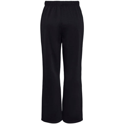 Pantaloni Donna Pieces - Pcchilli Hw Wide Sweat Pants Noos Bc - Nero