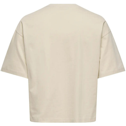 T-shirt Uomo Only & Sons - Onsfred Rlx Ss Crop Tee - Bianco