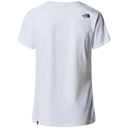 T-shirt Donna The North Face - W S/S Simple Dome Slim Tee - Bianco