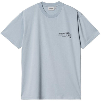 T-shirt Uomo Carhartt Wip - S/S Stamp T-Shirt - Blu