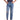Jeans Donna Pieces - Pcluna Straight Mw Ank Dst Mb391 Noos - Blu