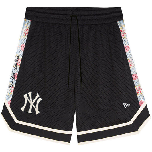 Pantaloncini Unisex New Era - Mlb Infill Mesh Short Neyyan - Nero