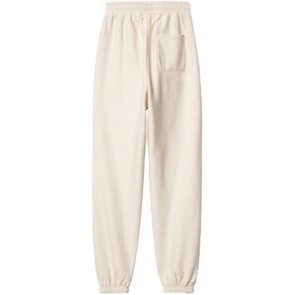 Pantaloni Donna Carhartt Wip - W' American Script Sweat Pant - Panna