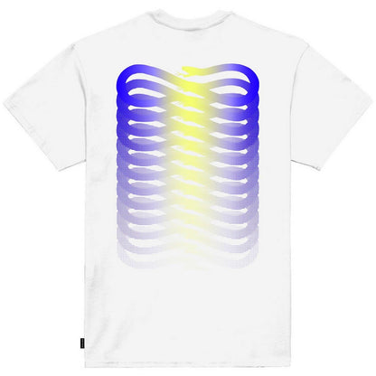 T-shirt Uomo Propaganda - T-Shirt Ribs Gradient - Bianco