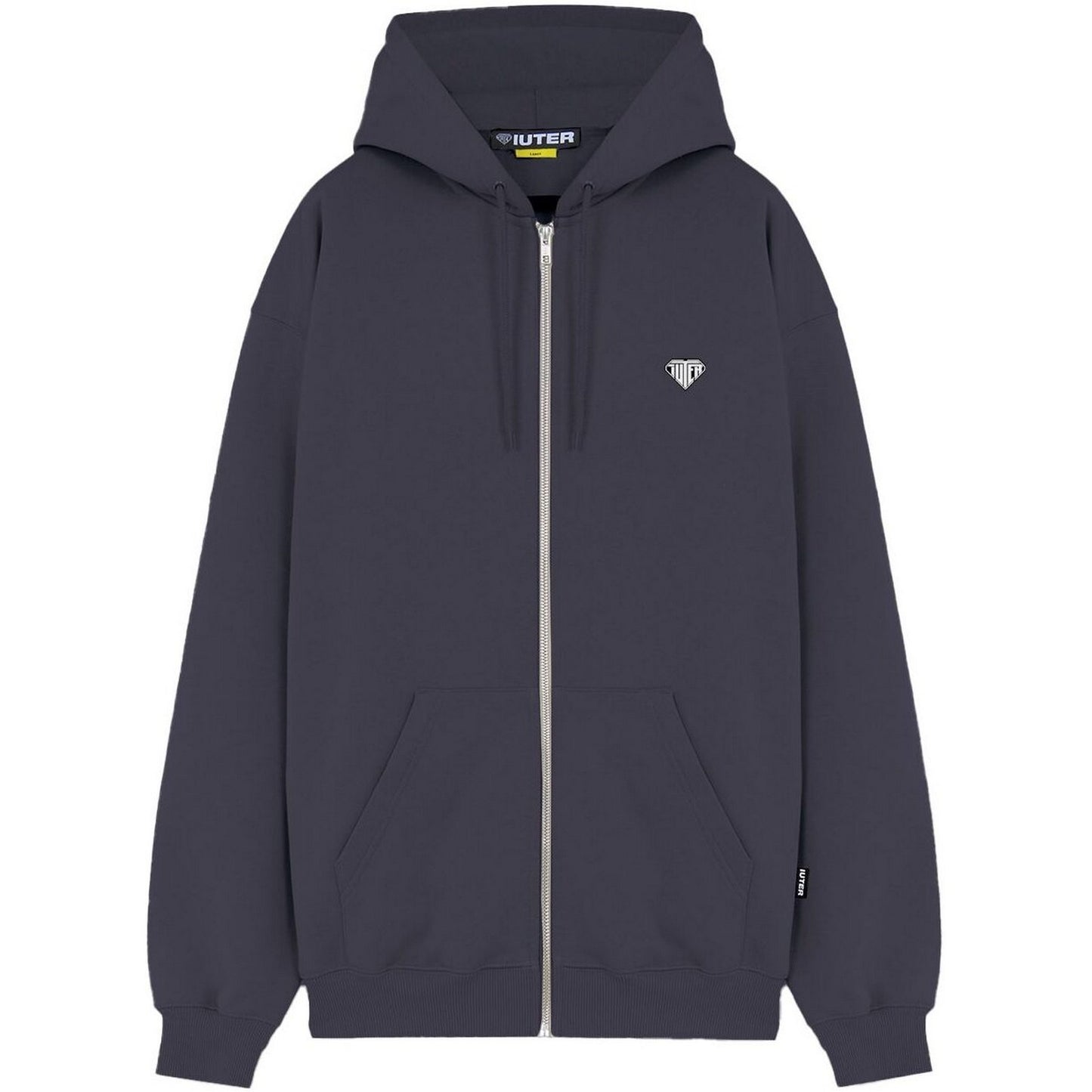 Felpe con cappuccio Uomo Iuter - Heart Logo Zip Hoodie - Grigio