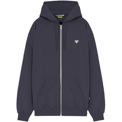 Felpe con cappuccio Uomo Iuter - Heart Logo Zip Hoodie - Grigio