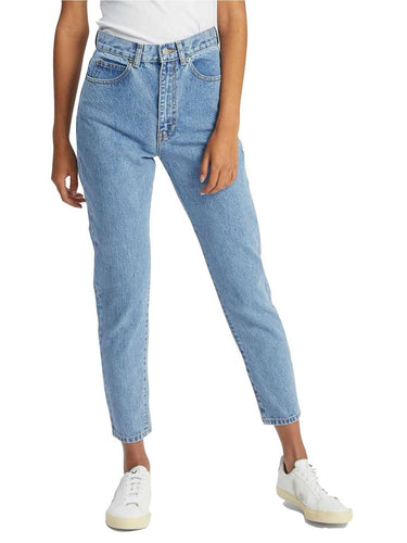 Damskie jeansy DrDenim – Nora – Niebieskie