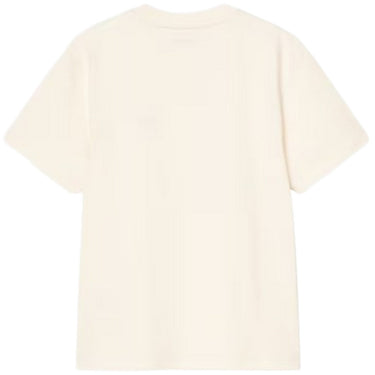 T-shirt Donna Carhartt Wip - W' S/S Script Embroidery T-S - Panna