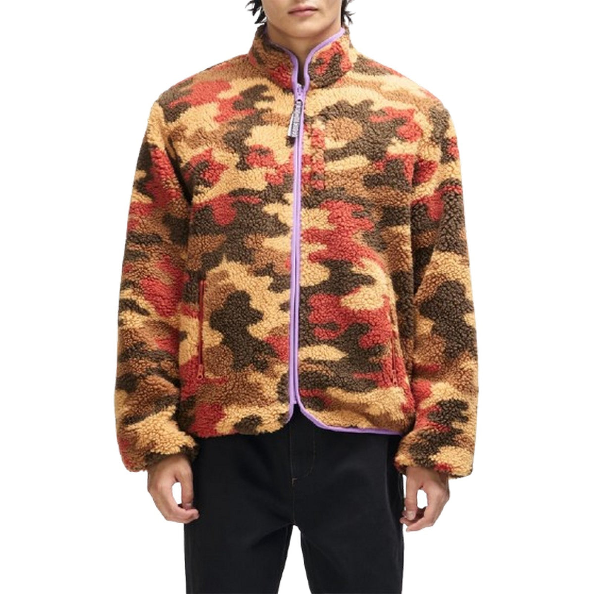 Maglie Uomo Deus Ex Machina - Owen Reversible Fleece - Camouflage