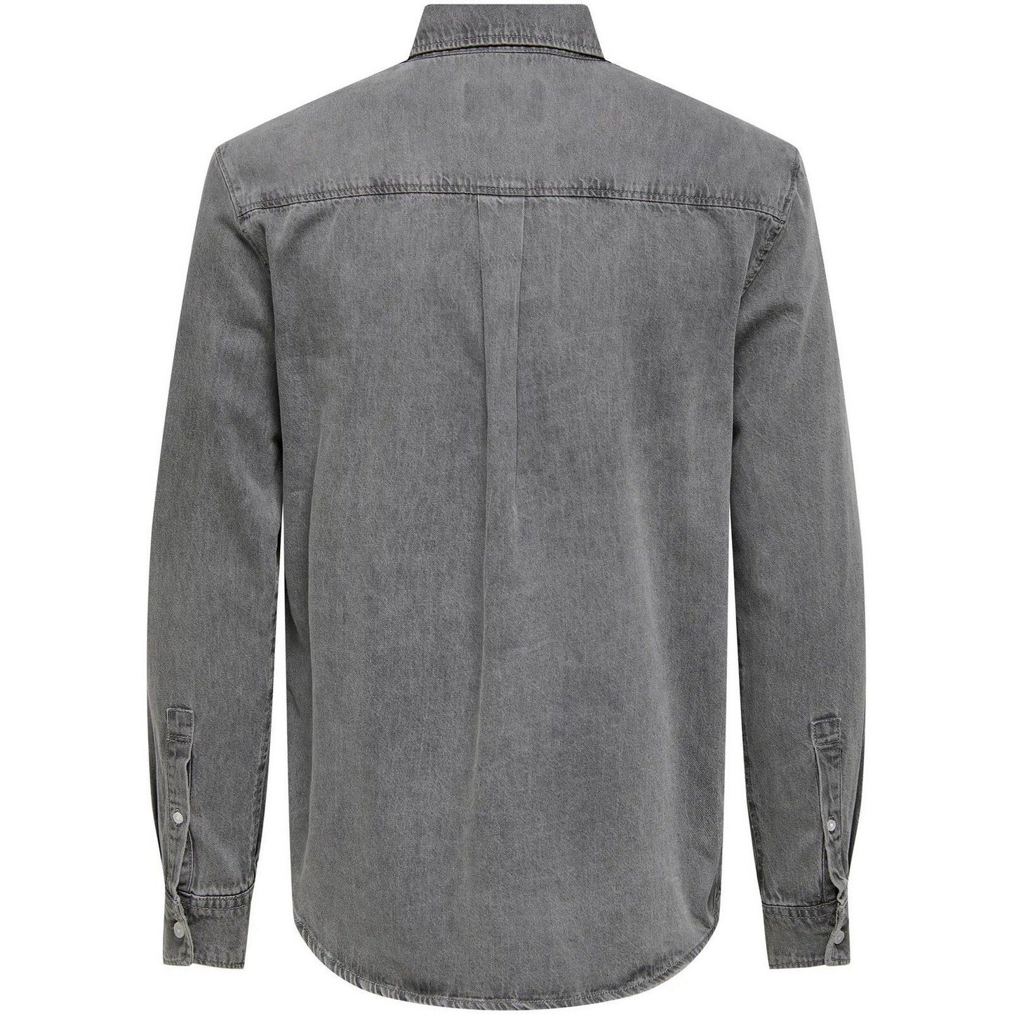 Camicie casual Uomo Only & Sons - Onsorson Regular Yfm Dnm Shirt Noos - Grigio