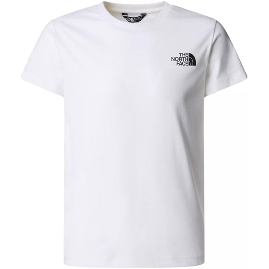 T-shirt Ragazzo The North Face - Boy’s Box Nse S/S Tee - Bianco