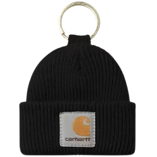 Uomo Unisex Carhartt Wip - Mini Watch Hat Keychain - Nero